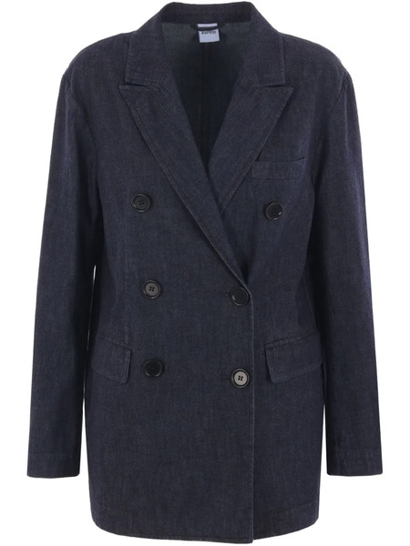  Aspesi Double-breasted Denim Blazer - Blue 