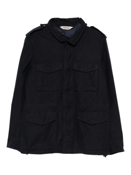  Aspesi Drawstring Jacket - Blue 