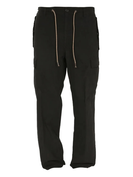  Aspesi Drawstring Trousers - Black 
