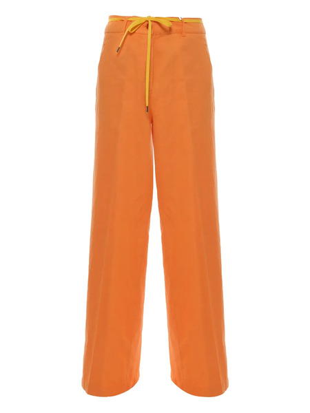  Aspesi Drawstring-waist Straight Trousers - Orange 
