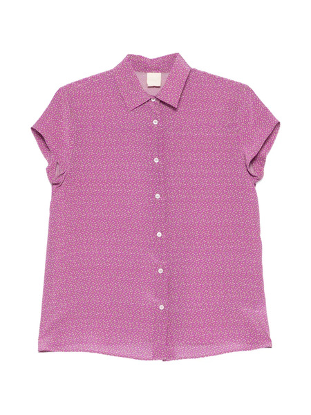  Aspesi Floral-print Shirt - Purple 