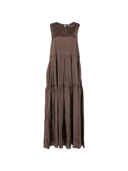  Aspesi Gathered Dress - Brown 