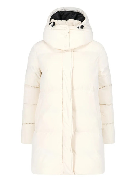  Aspesi Hooded Down-padded Coat - White 