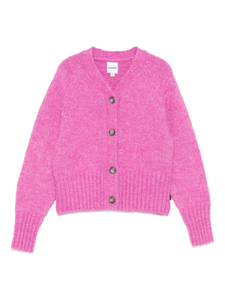  Aspesi Kids Buttoned Cardigan - Pink 