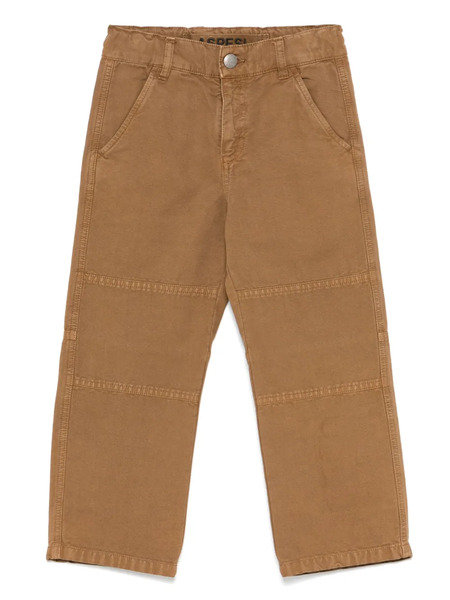  Aspesi Kids Canvas Trousers - Brown 