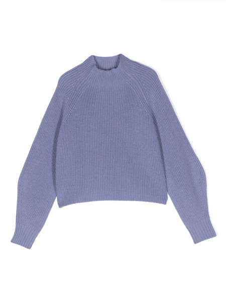  Aspesi Kids Crew-neck Wool Jumper - Blue 