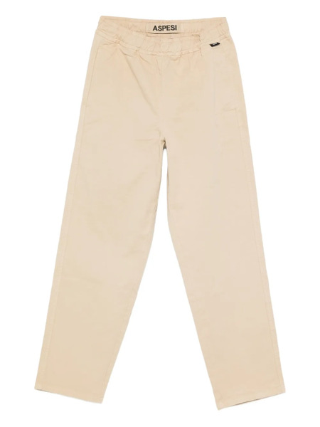  Aspesi Kids Elasticated Trousers - Neutrals 