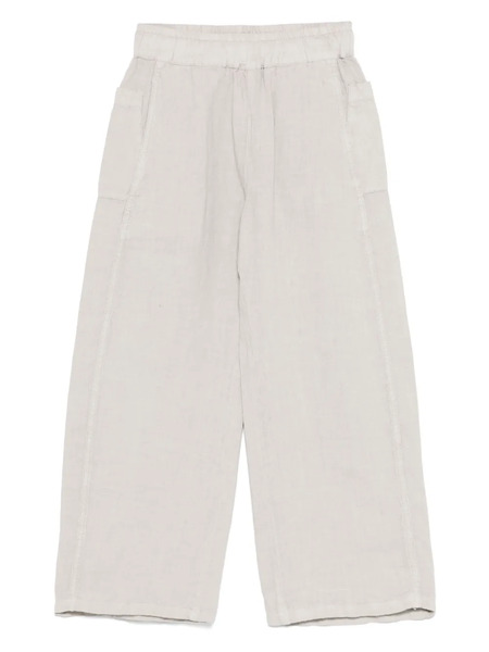  Aspesi Kids Linen Trousers - Grey 