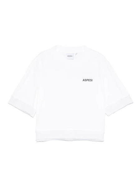  Aspesi Kids Logo-print T-shirt - White 