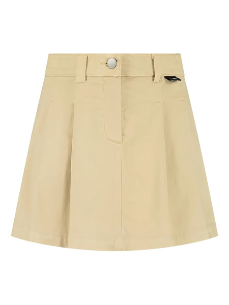  Aspesi Kids Pleat-detailing Mini Skirt - Neutrals 
