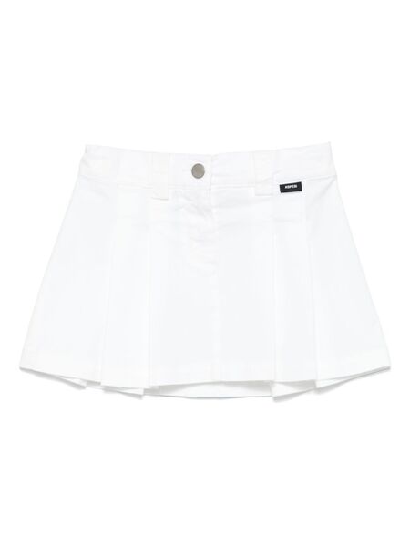  Aspesi Kids Pleated Skirt - White 