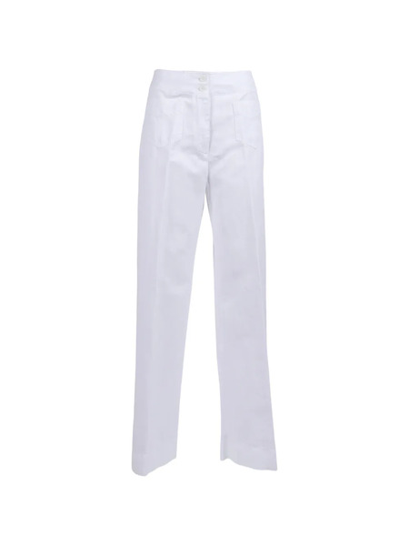  Aspesi Lace-up Trousers - White 