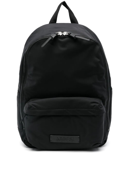  Aspesi Logo-patch Backpack - Black 
