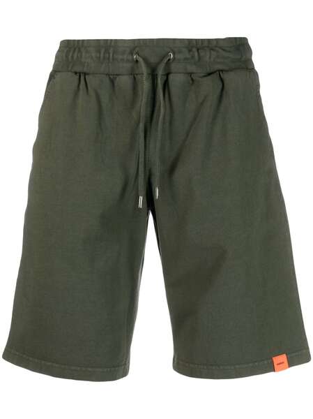  Aspesi Logo-patch Drawstring-waistband Shorts - Green 