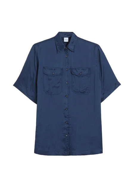  Aspesi Long-sleeve Pocket Shirt - Blue 