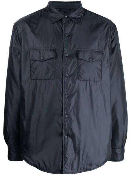  Aspesi Long Sleeve Shirt Jacket - Blue 