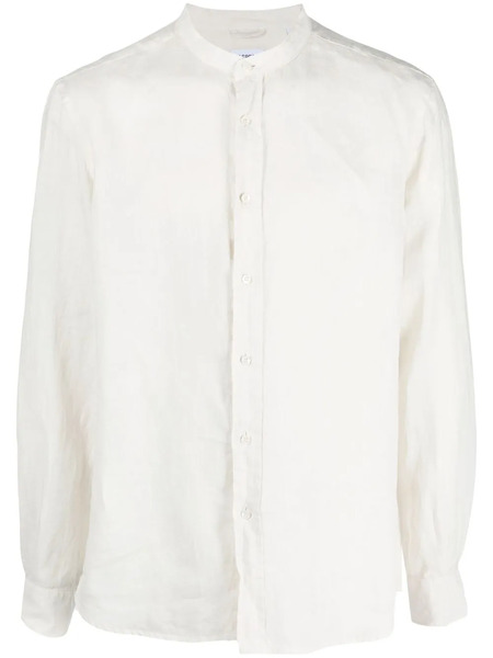  Aspesi Long-sleeved Linen Shirt - Neutrals 