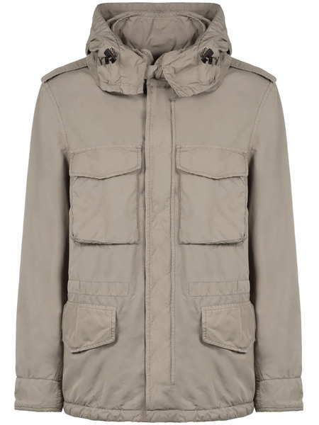  Aspesi Multi-pocket Hooded Jacket - Neutrals 