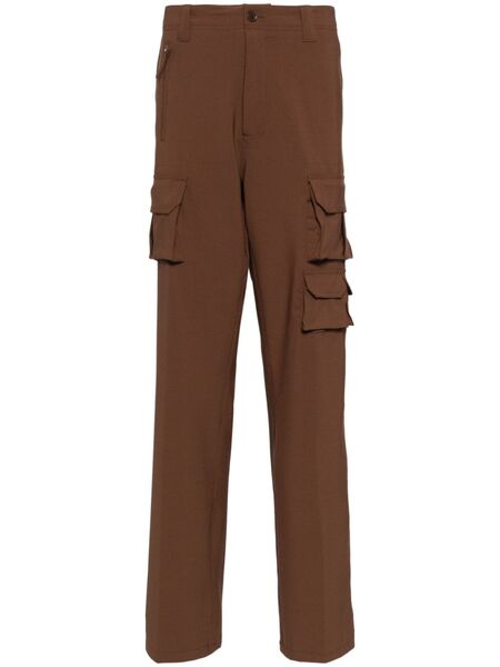  Aspesi Multi-pocket Straight Leg Trousers - Brown 