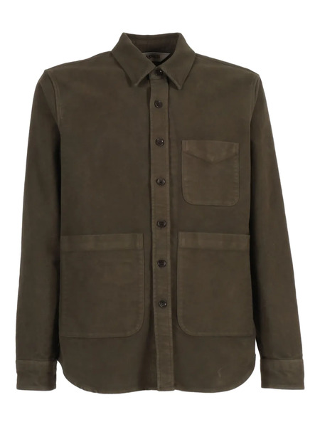  Aspesi Multiple-pocket Cotton Shirt - Brown 