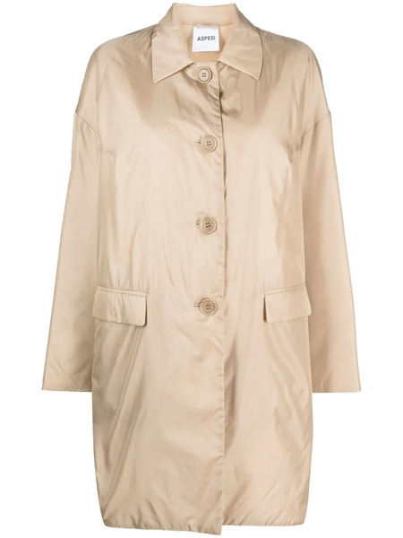  Aspesi Padded Parka Coat - Neutrals 