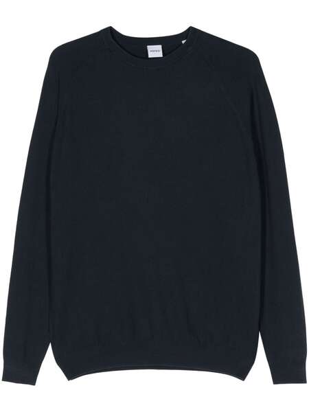  Aspesi Piqué Cotton Jumper - Blue 