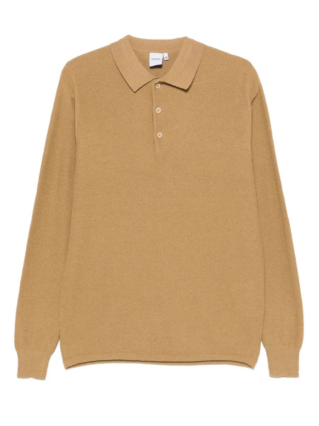  Aspesi Piqué-knit Polo Shirt - Neutrals 
