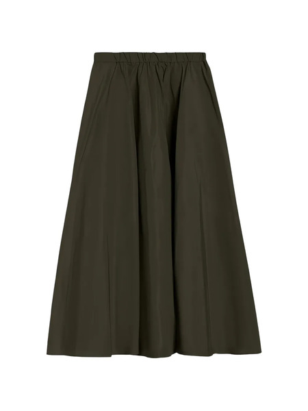  Aspesi Pleated Midi Skirt - Green 