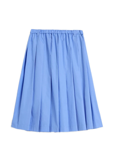  Aspesi Pleated Mini Skirt - Blue 