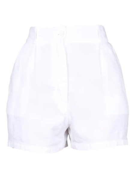  Aspesi Pleated Pocket Shorts - White 
