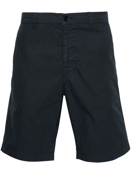  Aspesi Pressed-crease Cotton Shorts - Blue 