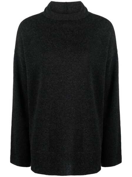  Aspesi Roll-neck Cashmere Jumper - Grey 