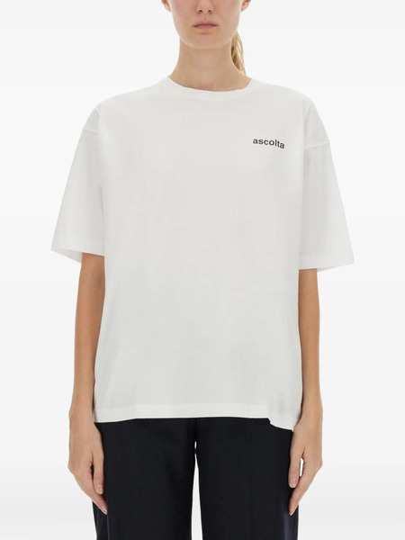  Aspesi Short-sleeve Crew-neck T-shirt - White 