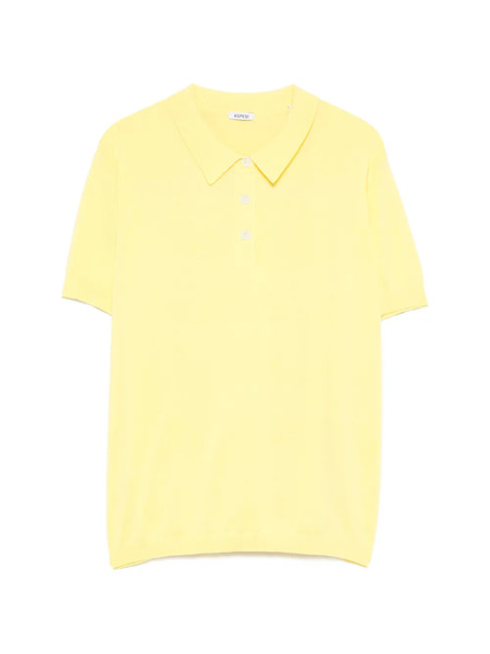  Aspesi Short-sleeve Polo Shirt - Yellow 