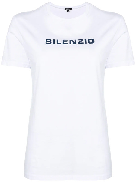  Aspesi Silenzio Print T-shirt - White 