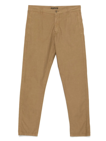  Aspesi Tapered Chinos - Brown 
