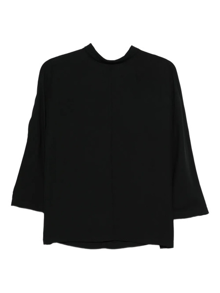  Aspesi Tie-neck Blouse - Black 