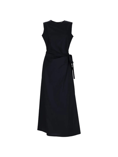  Aspesi Tie-waist Midi Dress - Blue 