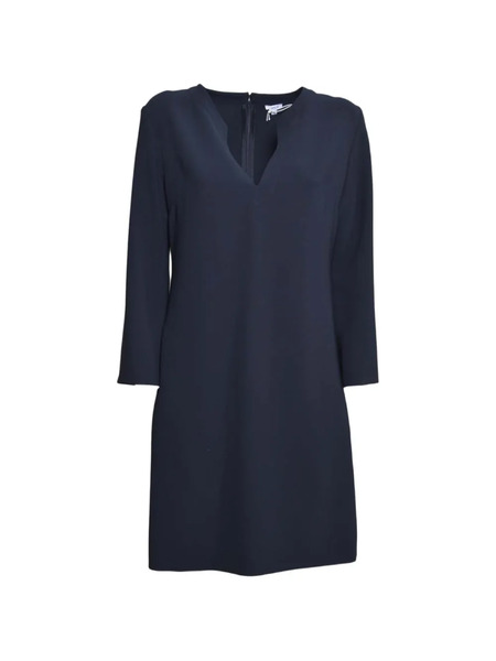  Aspesi V-neck Mini Dress - Blue 