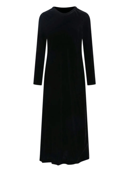  Aspesi Velvet Midi Dress - Black 