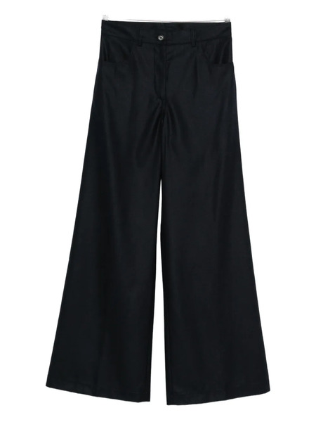  Aspesi Wide-leg Trousers - Blue 