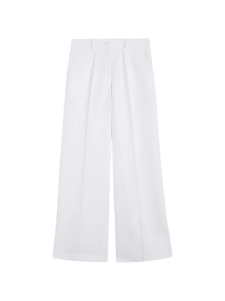  Aspesi Wide-leg Trousers - White 