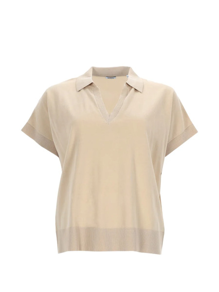  Aspesi Wingtip-collar T-shirt - Neutrals 