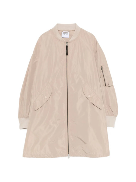 Aspesi Zip-up Parka - Neutrals 