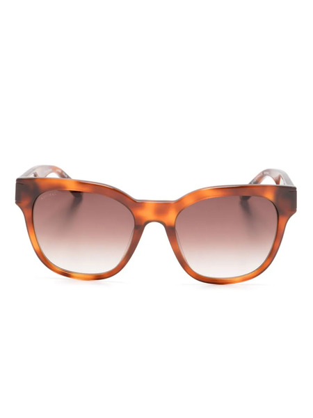  Aspinal Of London Lumiere Square-frame Sunglasses - Brown 