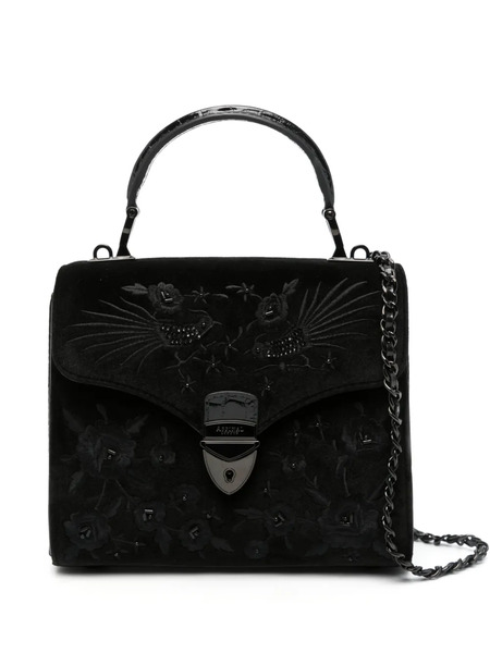  Aspinal Of London Midi Mayfair Top-handle Bag - Black 