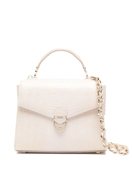  Aspinal Of London Midi Mayfair 2 Top-handle Bag - White 