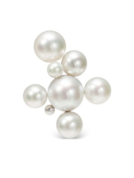  Assael 18k Yellow Gold Multi-bubble Akoya Pearl Ring 