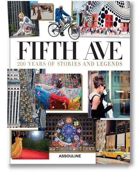  Assouline Fifth Avenue: 200 Years Of Stories And Legends Hardcover Book - White 