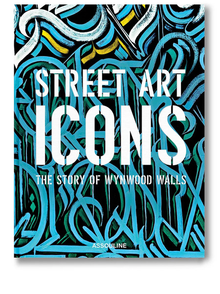  Assouline Street Art Icons: The Story Of Wynwood Walls Hardcover Book - Blue 
